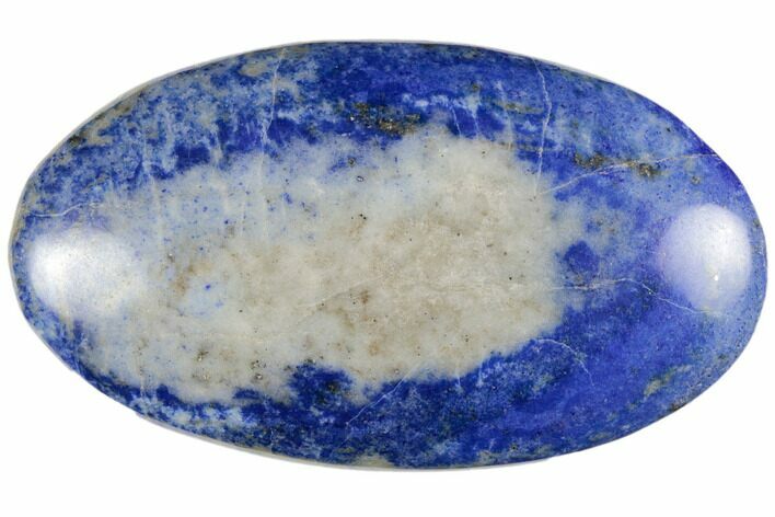 Polished Lapis Lazuli Palm Stone - Pakistan #187653